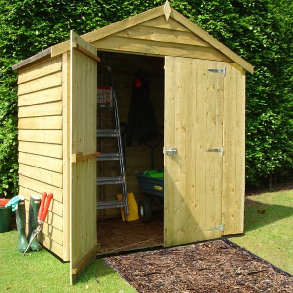 Shire Overlap Pressure Treated Double Door Shed