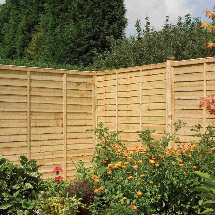 Rowlinson Traditional Lap Pressure Treated Fence Panel