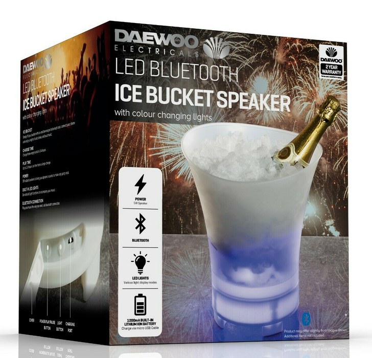 Daewoo LED Bluetooth Ice Bucket Speaker