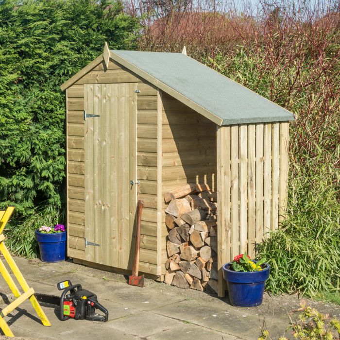 Oxford Shed with Lean To 4x3