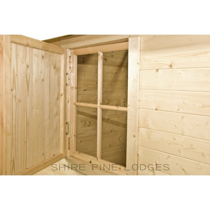 Shire Camelot 19mm Log Cabin