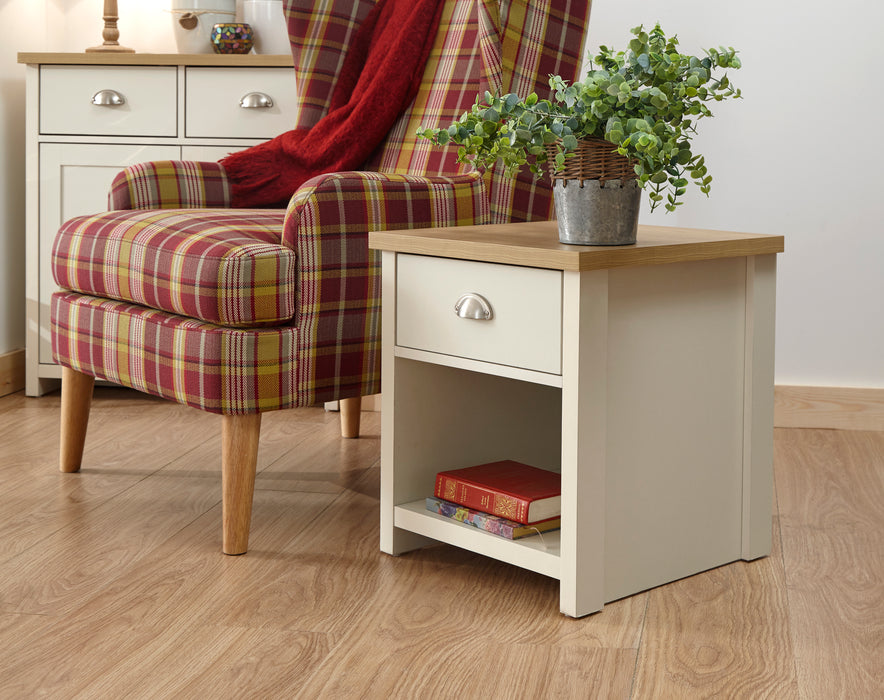 Lancaster Lamp Table - Available In 2 Colours