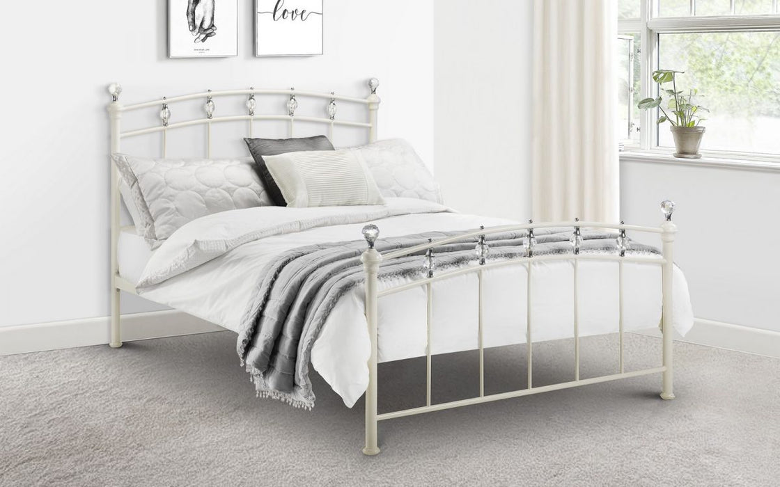 Julian Bowen Sophie Crystal Bed - Available In 3 Sizes