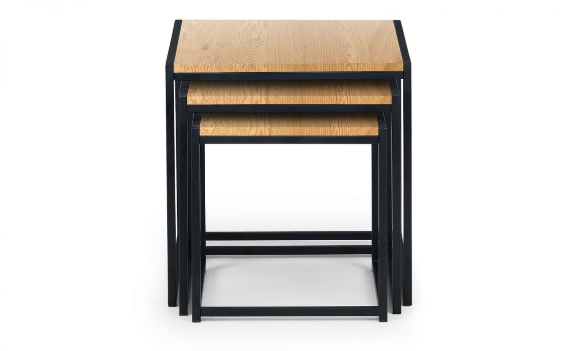 Julian Bowen Tribeca Nest of Tables - Available In 4 Colours