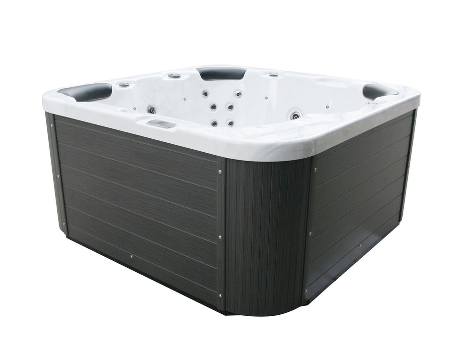 Square Hot Tub with LED White