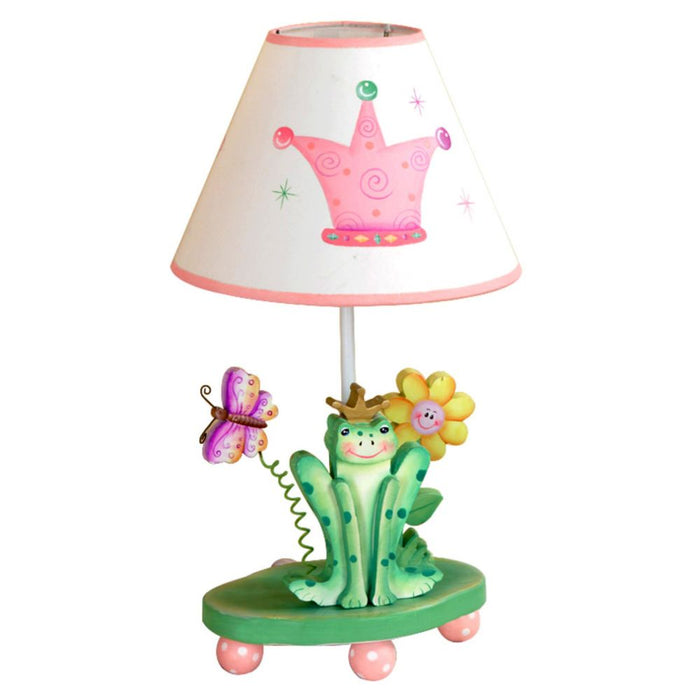 Fantasy Fields Princess & Frog Kids LED Bedside Night Light Table Lamp W-7506AT