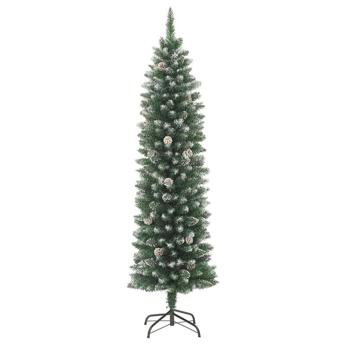 Artificial Slim Christmas Tree with Stand 120 cm to 240 cm  PVC
