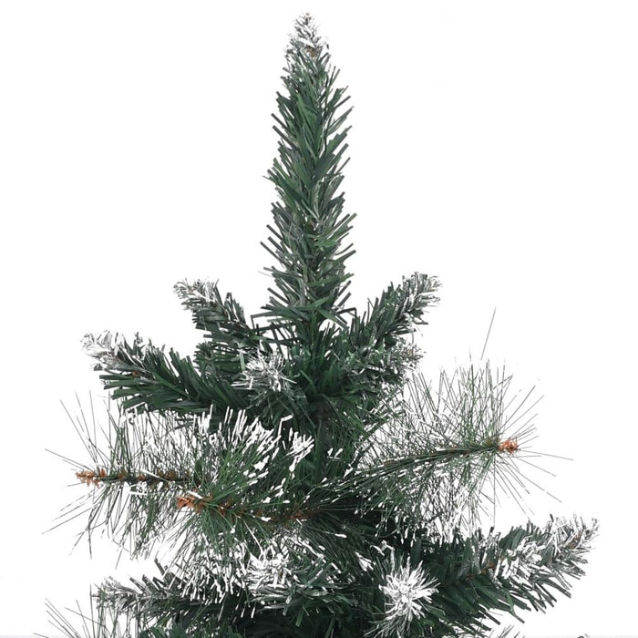 Artificial Christmas Tree with Stand Green and White 60 cm to 90cm PVC
