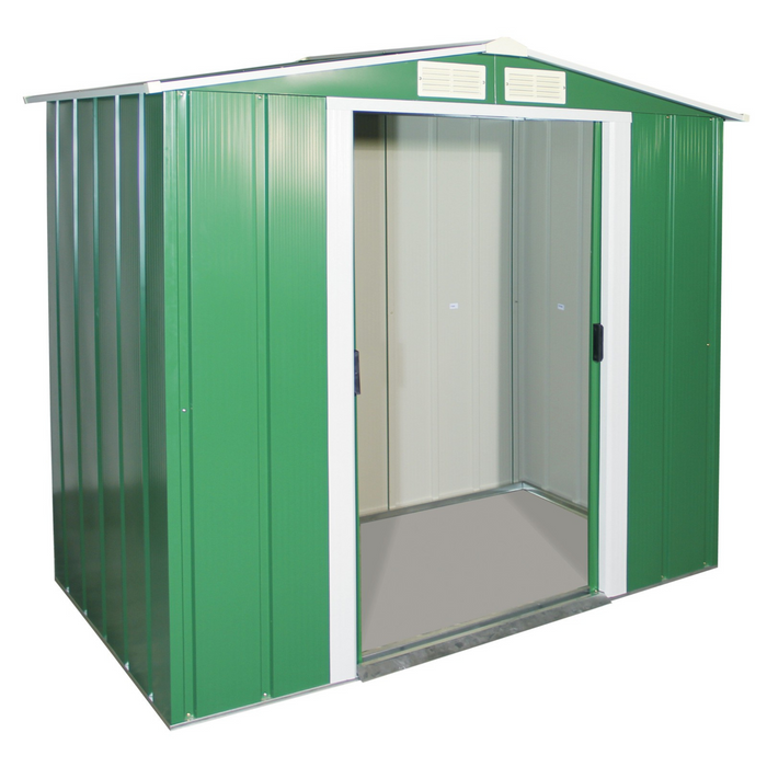 Sapphire Apex Metal Shed - Available In 2 Colours & 7 Sizes