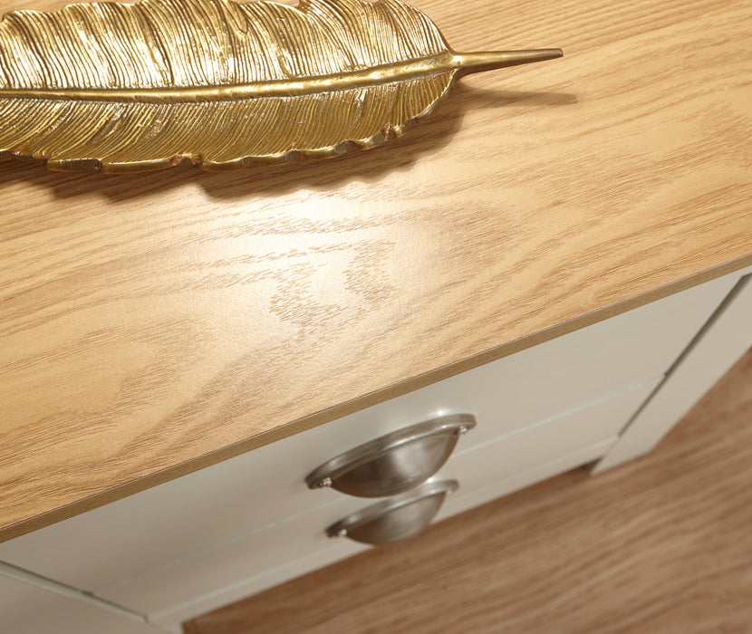 Lancaster 2 Drawer Bedside Table - Available In 2 Colours