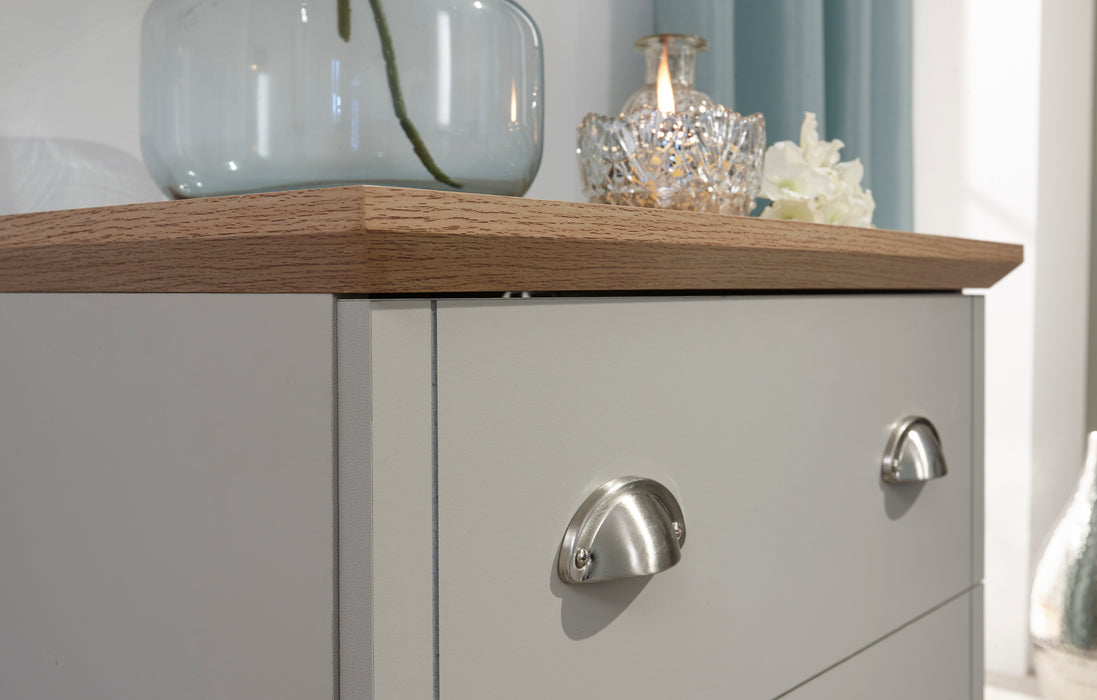 Kendal 3 Drawer Chest Of Drawers - Available In 2 Colours
