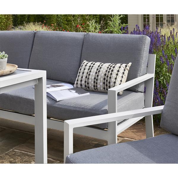 Norfolk Leisure Titchwell Mini Corner With Standard Table - White
